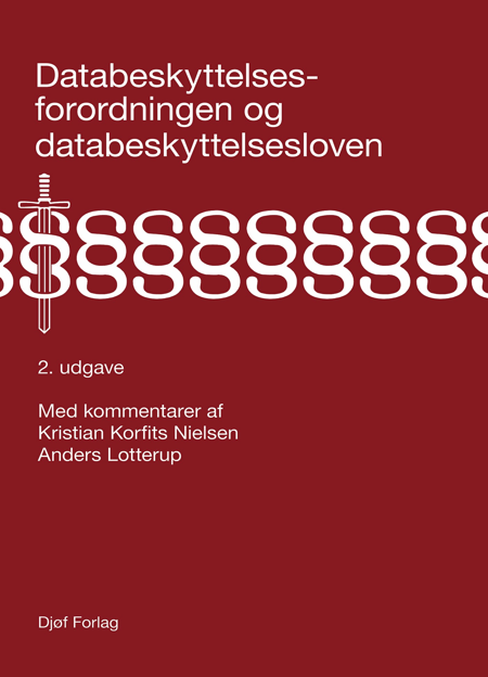 Cover til: Databeskyttelsesforordningen og databeskyttelsesloven (2. udg.)